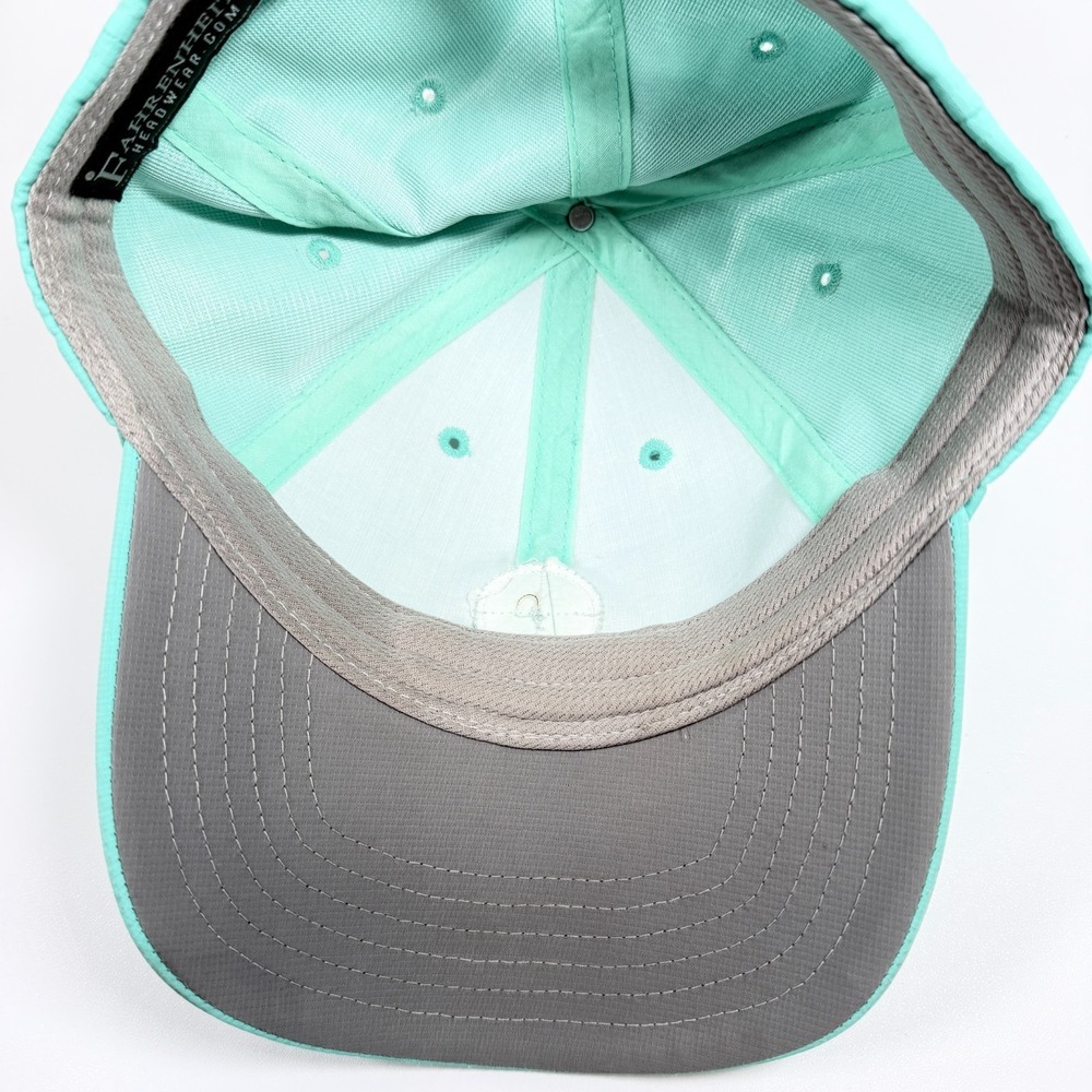 Pilot Knob Park Golf Club Hat Fahrenheit Aqua Blue Performance‎ Strapback Cap - Picture 9 of 9